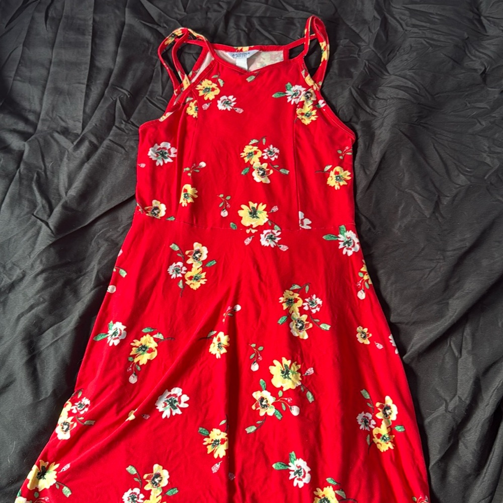 Red Floral sundress